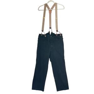 Wah Maker VTG Frontier Western Reenactment Jeans Y Back Suspenders Size 38 USA
